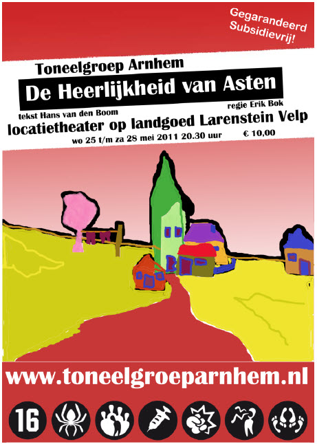 Poster voorstelling De heerlijkheid van Asten