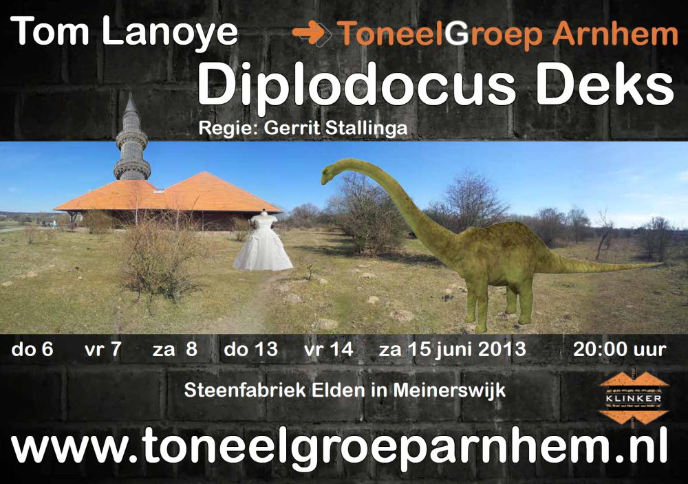 Poster voorstelling Diplodocus Deks